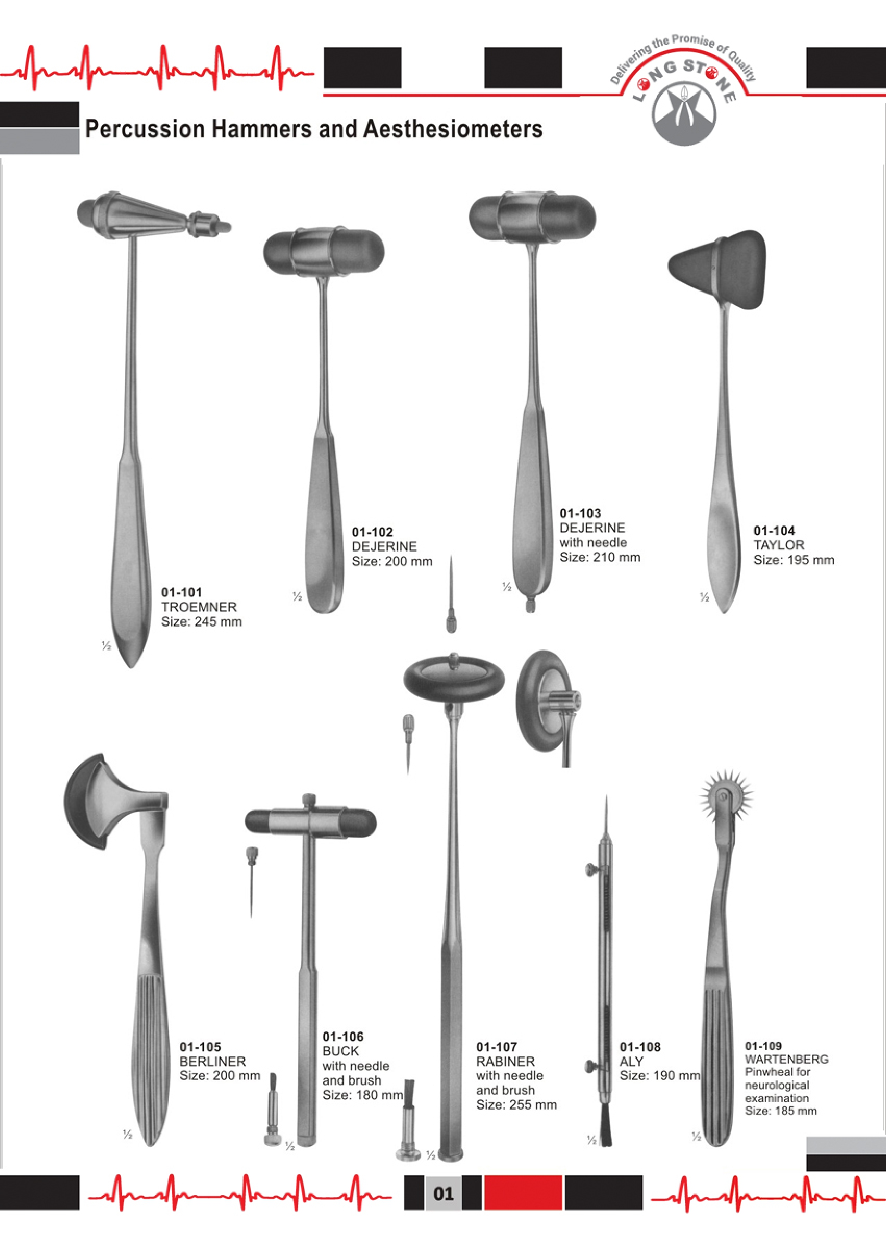Diagnostic, Anaesthesia and other instruments